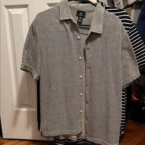 H&M Textured Gray Casual Shirt